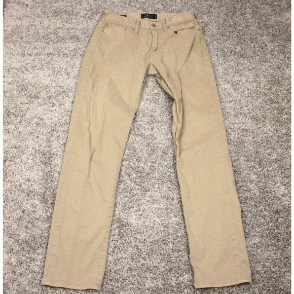 Lucky Brand 121 Heritage Slim Fit Pants Mens 29x32 Khaki Cotton - Picture 1 of 10